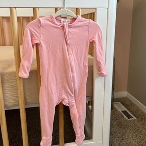 Angel Dear Pink Ruffled Footie 0-3 mos